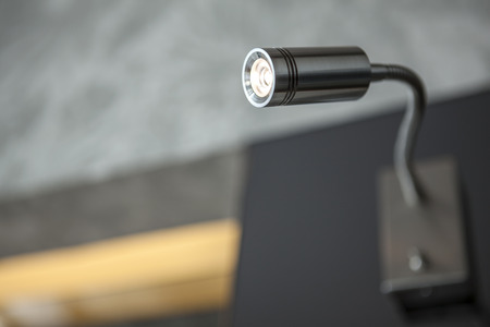 Modern bed lampの写真素材
