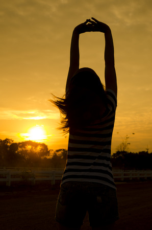 Some fresh air in the morning can make everyone to fresh relax  Great for powerful on every day の写真素材