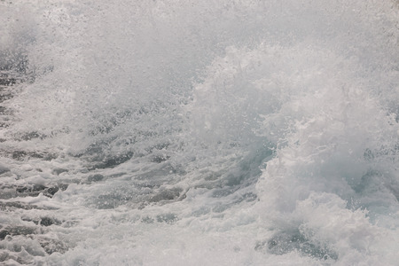 Freeze sea splash wave from the jet engine の写真素材