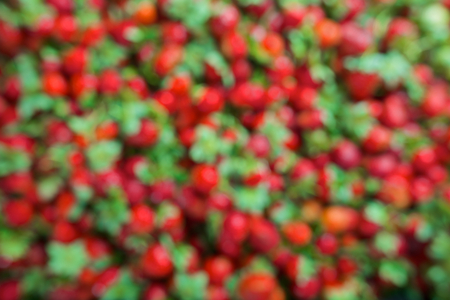 Seamless texture of blurred unfocused strawberries for a backgroundの写真素材