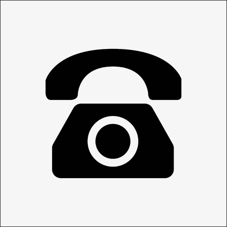 Phone web icon stock vector illustration flat design styleのイラスト素材