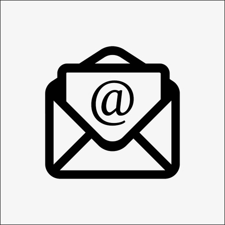 Mail icon stock vector illustration flat design styleのイラスト素材