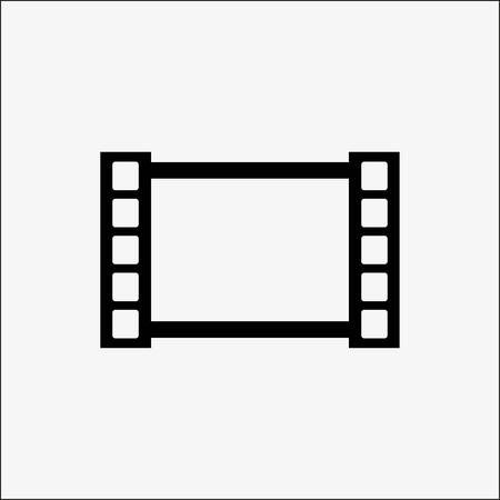 Video play icon stock vector illustration flat design styleのイラスト素材
