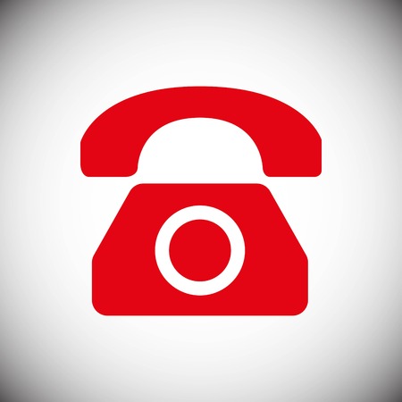 Phone web icon stock vector illustration flat design styleのイラスト素材