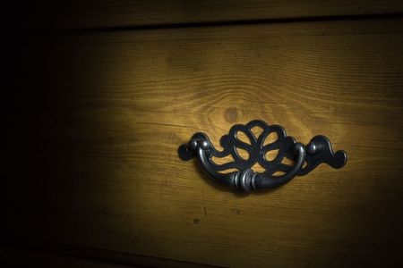 Antique drawer handleの写真素材