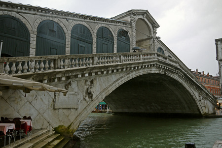 Rialto Bridge, Venice. ITALY.の写真素材