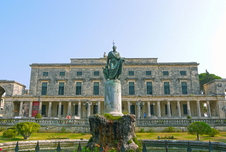 Palace of St. Michael and St. George, Corfu.のeditorial素材