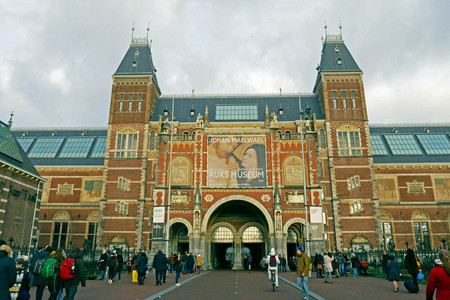 Rijksmuseum Amsterdam museum, Netherlands.のeditorial素材
