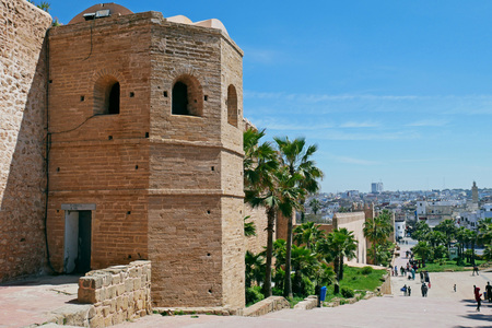 Kasbah of the Udayas in Rabat, Morocco.の写真素材
