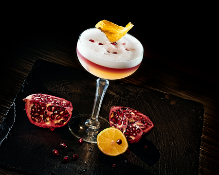 New York Sour Cocktailの写真素材