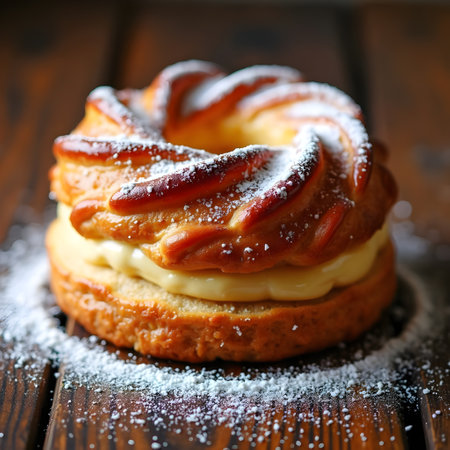 Freshly Baked Kouign-Amann with Golden Caramelized Crustの素材