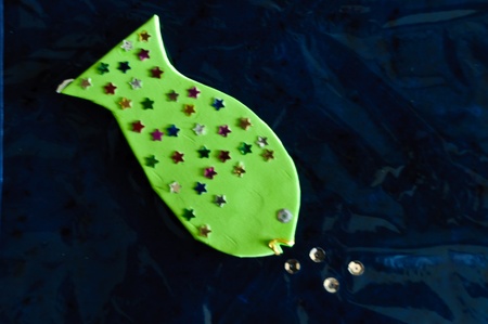 Cut away fishの写真素材