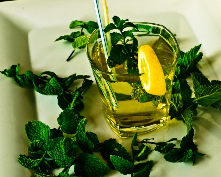 Cocktail waiting prepared and any setの写真素材