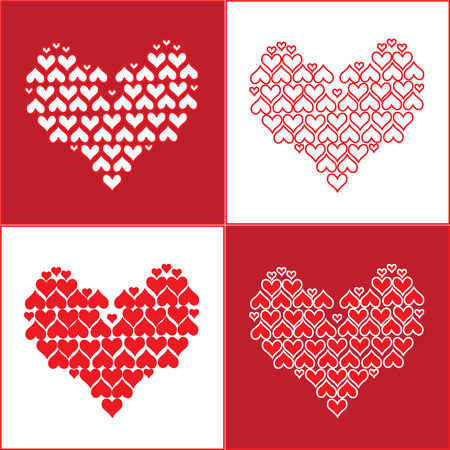 Hearts Setのイラスト素材