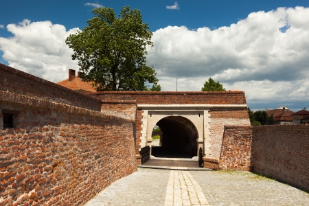 Fortification of Alba Iulia stronghold, medieval architectureの写真素材
