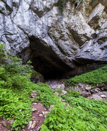 Coiba Mare cave in Apuseni mountains, Romaniaの写真素材