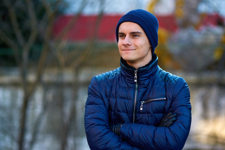 Outdoor portrait of a teenage boy in natural light