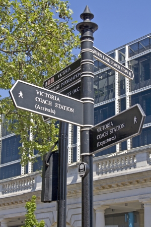 London Street Signpostの写真素材