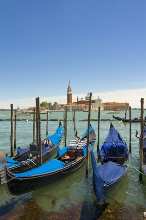Gondolas of Venice - Italyの写真素材