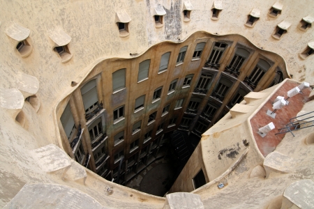 Mila House - Pedrera, Barcellona - Spainのeditorial素材