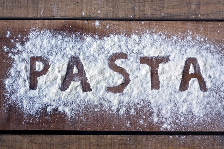 Pasta word with backgroundの写真素材