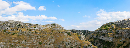 Panoramic view of Matera - italy
