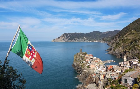 view of Vernazza - cinque terre, Liguria - Italyの写真素材