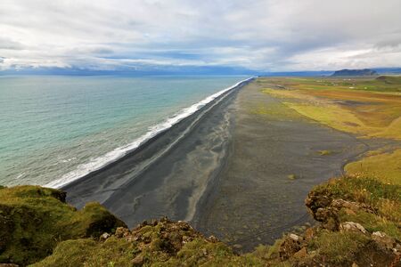Black beach. Reynisdrangar, Vik, Iceland - Immagineの写真素材