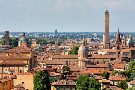 Bologna city of Emilia Romagna famous for its food and the historic seat of the oldest university...