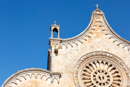 Italy, Apulia, Province of Brindisi, Ostuni. Cathedral of Santa Maria Assunta.の写真素材