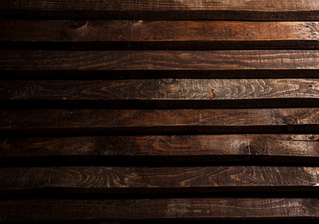 dark wood texture. background old panels. Background texture of a wooden tableの写真素材