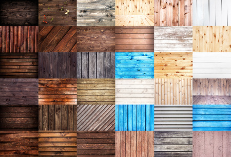 Various wood textures. Big set of wooden backgrounds for web design.の写真素材