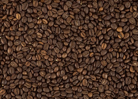 roasted coffee beans, can be used as a backgroundの写真素材
