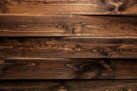 Dark brown wood background or texture of plankの写真素材