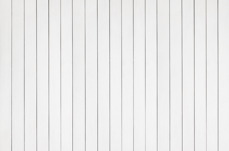 White wooden wall texture or background, top viewの写真素材