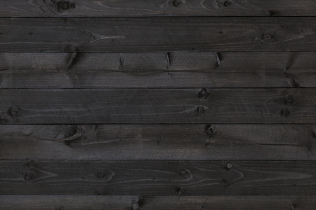 Dark black wood background or texture of plankの写真素材