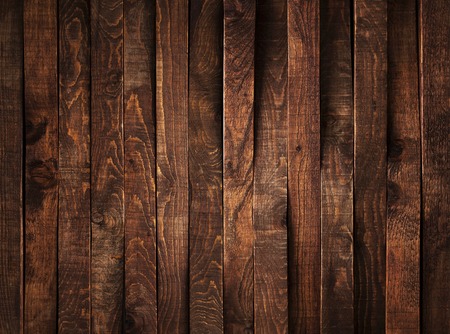 Dark brown wood background or texture of plankの写真素材