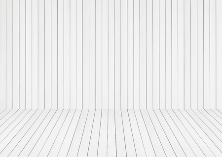 White wooden wall texture background. Wood pine plank white texture backgroundの写真素材