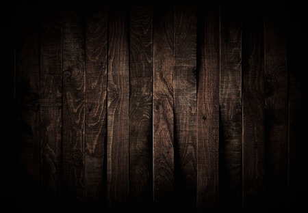 Dark brown wood background or texture of plankの写真素材
