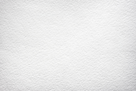 White texture of watercolor paper, gray backgroundの写真素材