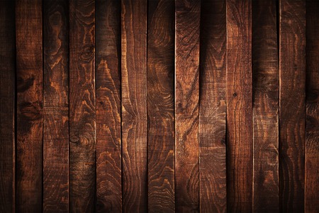 Dark brown wood background or texture of plankの写真素材