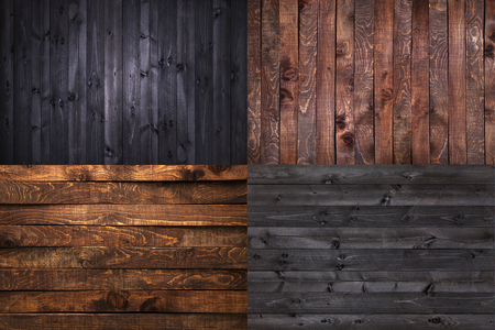 Dark wood textureの写真素材