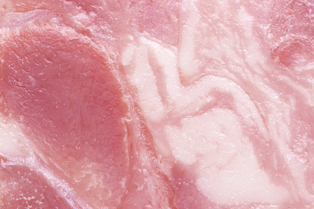 Close-up texture of ham, meat sliceの写真素材