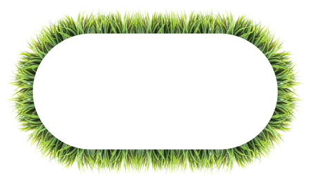 Grass frameの写真素材