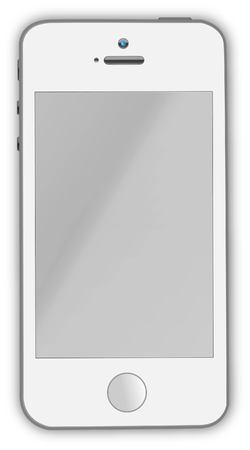 Phone Whiteのイラスト素材