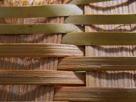 straw basketの写真素材