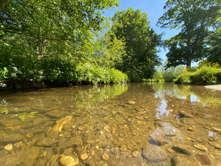 France, the picturesque Ile de France in Normandieの写真素材