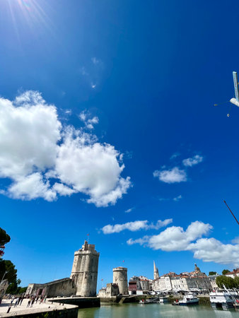 View of the old city of Rovinj, Croatia.の写真素材
