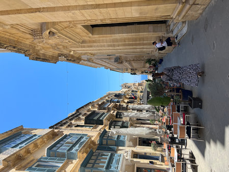 Republic of Malta, the picturesque and historical city of Valettaの写真素材