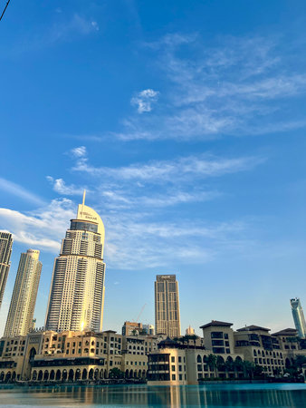 Modern buildings in Dubai, UAE. Dubai was the fastest developing city in the world between 2002 and 2008.の写真素材